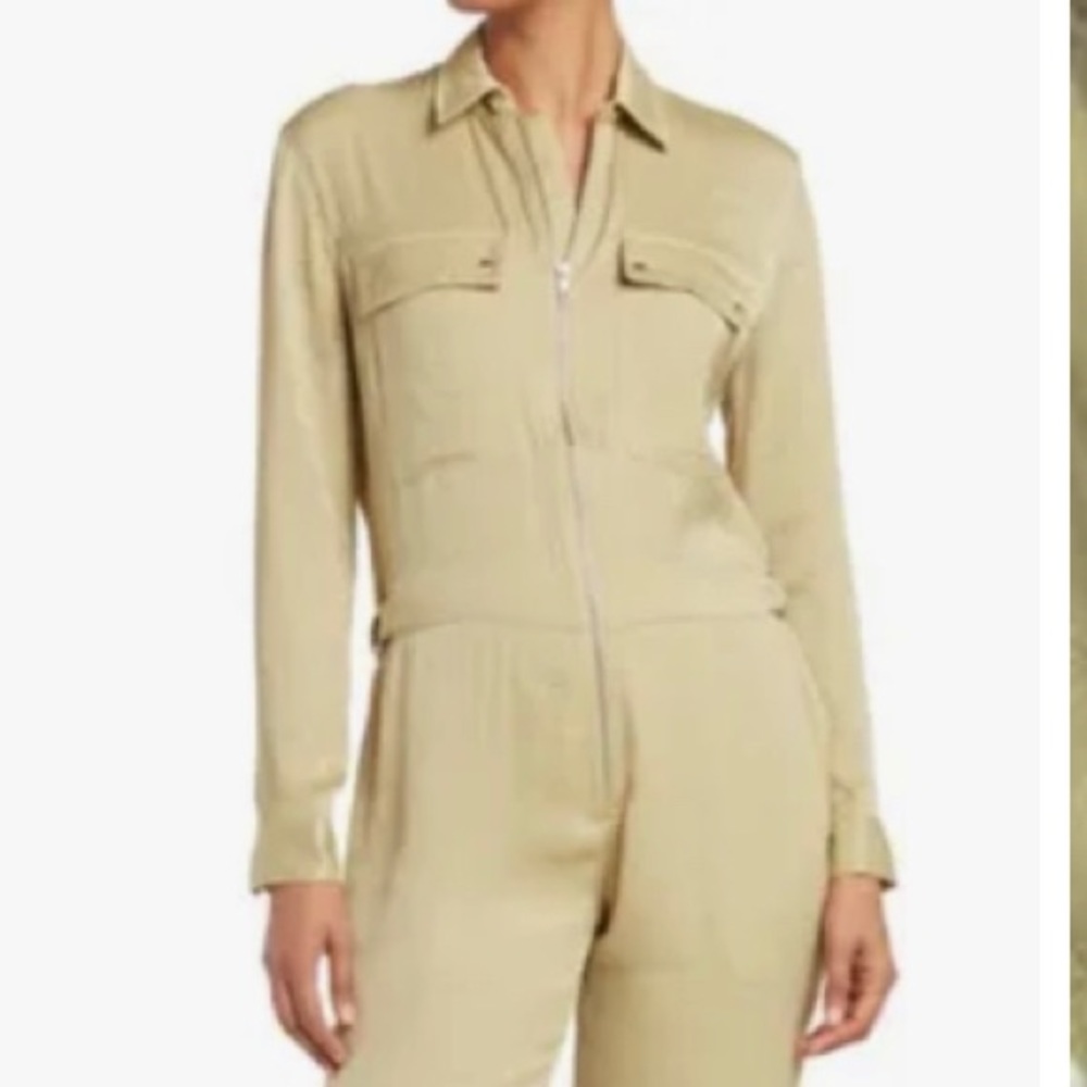 ATM Anthony Thomas Melillo Utility Collared Jumpsuit size M